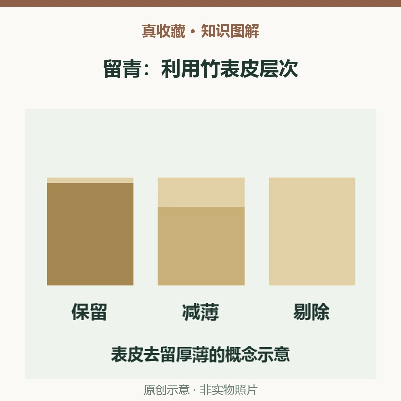 竹雕“留青”留下的是什么?仙人图臂搁的表皮层次