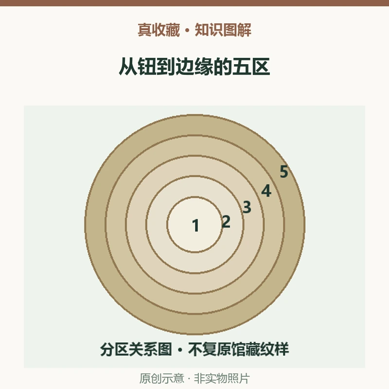 十二生肖四神镜为什么分五圈?从中心到边缘读纹饰