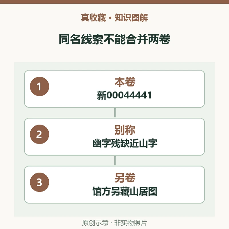 钱选《幽居图》为何又叫《山居图》?残字与另卷的区别