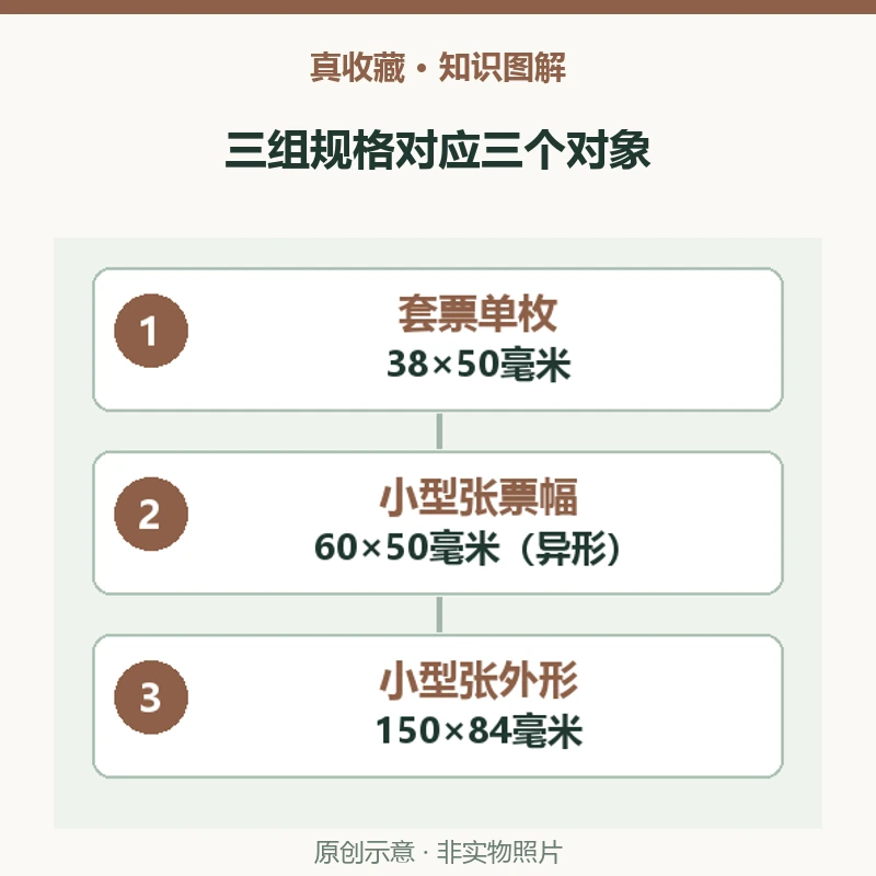 莫高窟二小型张为何有两组尺寸?票幅与外形规格分开读