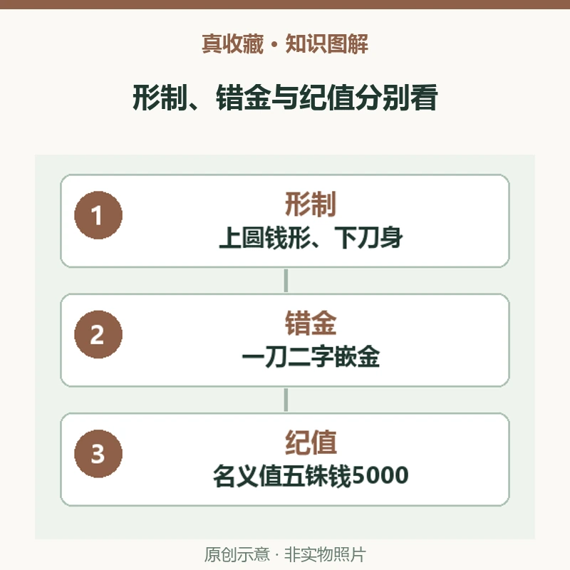“一刀平五千”的五千是重量吗?钱币纪值与错金位置