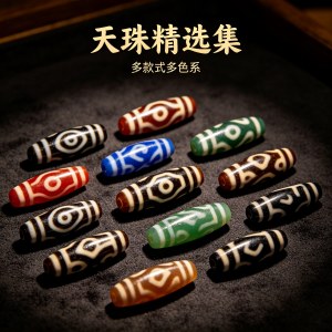 收藏级天珠选购方法，材质纹路挑选干货