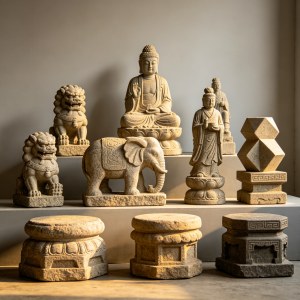 拼接修补石雕如何识别,胶线位置与色差观察要点