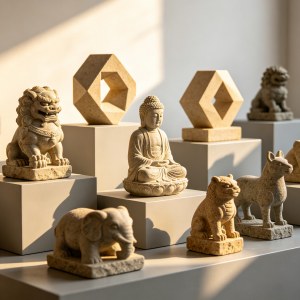 石雕包浆做旧鉴别方法,从风化痕迹到打磨纹路对比