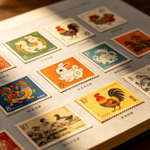 编年邮票真伪鉴定，防伪暗记查找教程