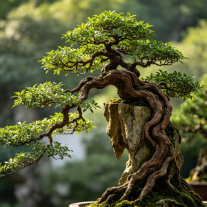 盆栽冒充下山老桩怎样甄别，对比山野采掘原生盆景素材
