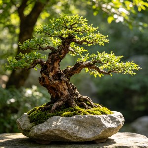 居家摆放松柏盆景如何挑选，结合室内光照优选成型桩材