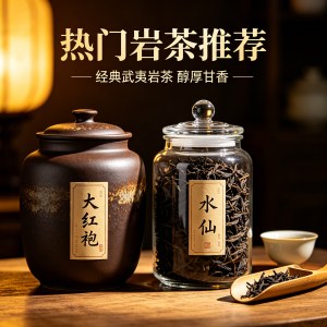家庭囤放岩茶如何选购，依托密封性挑选散茶饼